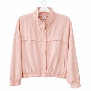 Spring Summer Lightweight Zip Jacket Coral | Womens Size XL |  | Nine West